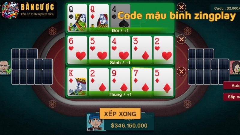 Code mậu binh zingplay 2024