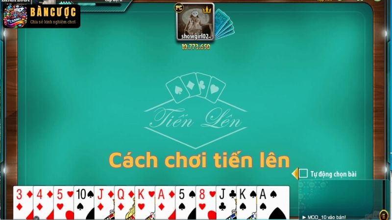 Cách chơi tiến lên